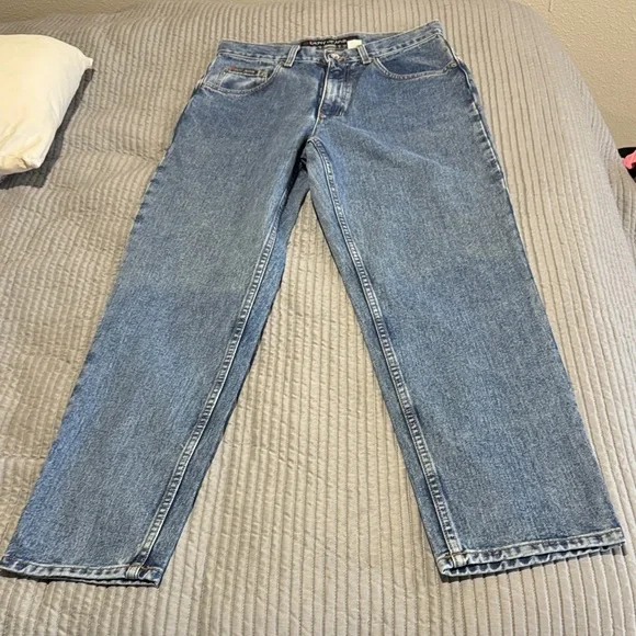 DKNY vintage .Light Blue Denim Jeans 90s - Picture 1 of 12